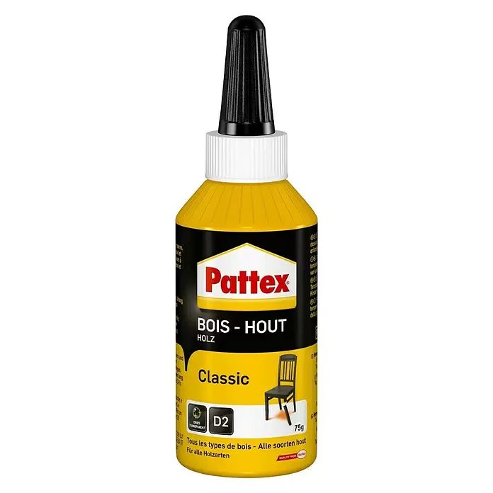 Pattex Houtlijm Classic - 75 g, Wit - Vooraanzicht