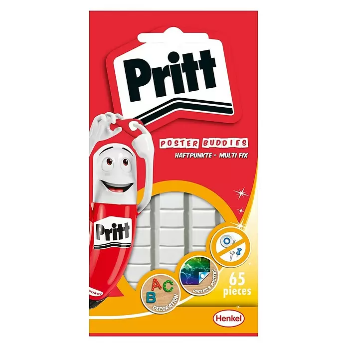 Pritt Kleefpads Poster Buddies - 65 stk. - Vooraanzicht