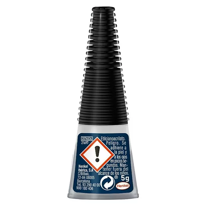 Loctite Super Glue-3 Secondelijm Precision 5G - 5 g - Achteraanzicht
