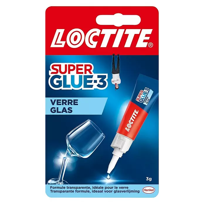 Loctite Super Glue-3 Secondelijm Glas 3G - 3 g - Vooraanzicht