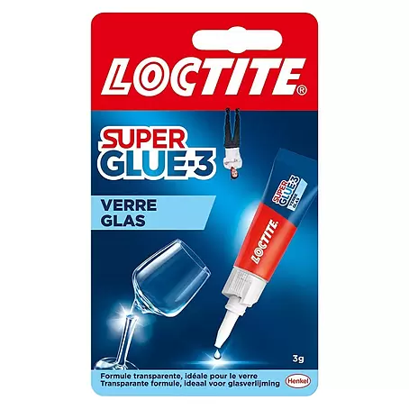 Loctite Super Glue-3 Secondelijm Glas 3G