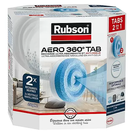 Rubson  Luchtontvochtiger, navultabletten Aero 360°