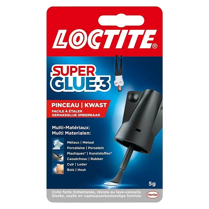 Loctite Super Glue-3 Secondelijm Easy Brush 5G - 5 g - Vooraanzicht