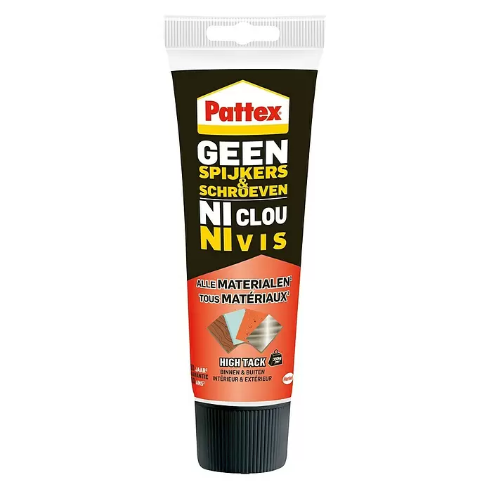Pattex Geen spijkers & schroeven Montagelijm High Tack - 142 g - Vooraanzicht