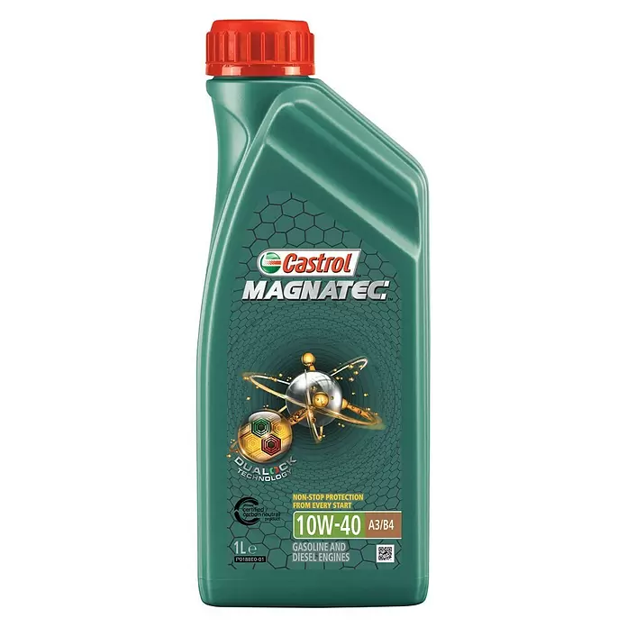 Castrol Magnatec Könnyű motorolaj - 1 liter - Elülső nézet
