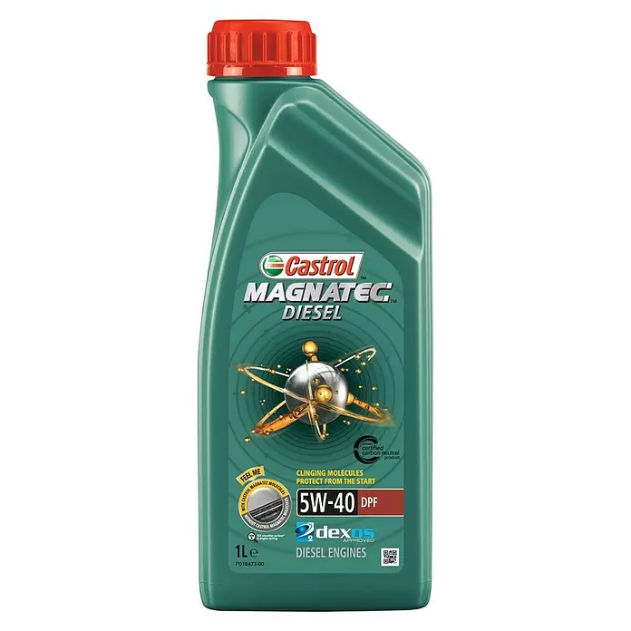 Castrol Motorno olje z nizkim trenjem [SI] Magnatec DPF - 5W-40, C3, 1 l - Pogled od spredaj