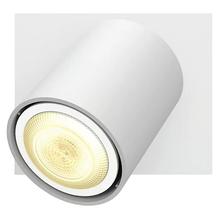Philips Hue LED-Spotstrahler Runner - L x B x H: 9 x 11 x 10,7 cm - Diagonale Ansicht