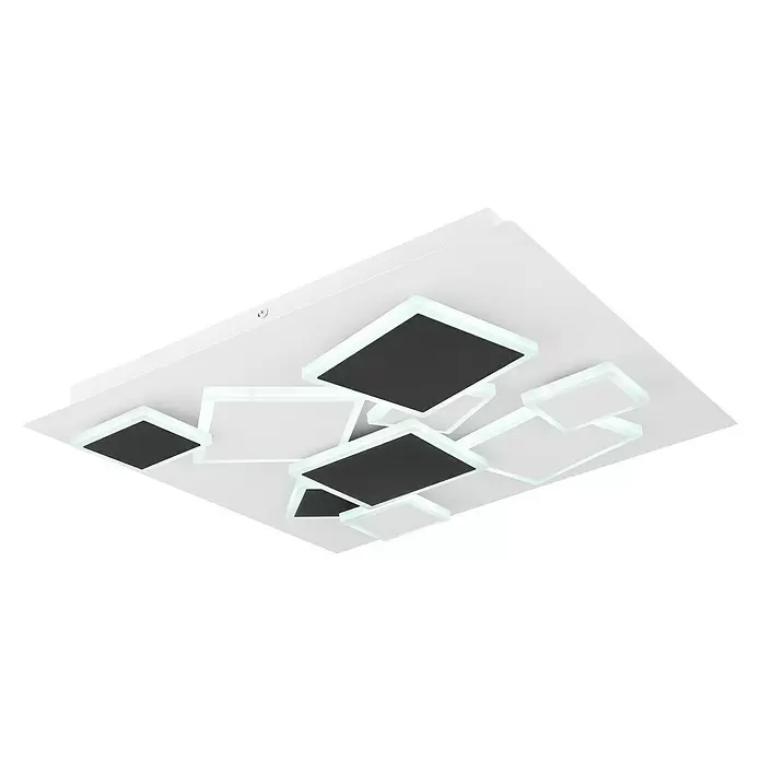 Lavida LED-Deckenleuchte Capri - 50 W, L x B x H: 50 x 50 x 6,5 cm, Warmweiß - Ansicht von unten