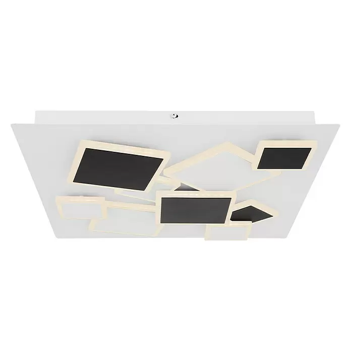 Lavida LED-Deckenleuchte - 50 W, L x B x H: 50 x 50 x 6,5 cm, Warmweiß - Ansicht von unten