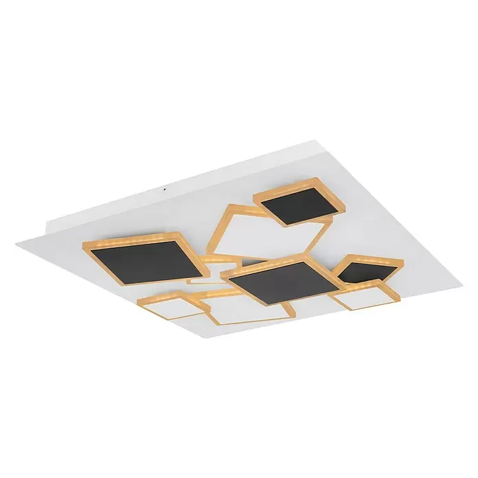 Lavida LED-Deckenleuchte - 50 W, L x B x H: 50 x 50 x 6,5 cm, Warmweiß - Ansicht von unten