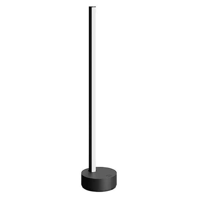 Philips Hue LED-Tischleuchte Gradient Signe - L x B x H: 11,1 x 11,1 x 55,3 cm, Schwarz, Mehrfarbig - Vorderansicht