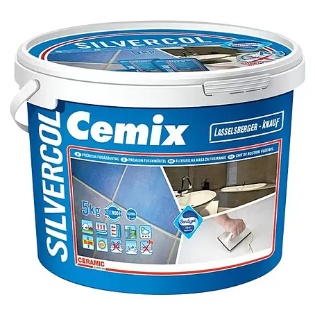 Cemix  Fleksibilna masa za fugiranje Silvercol