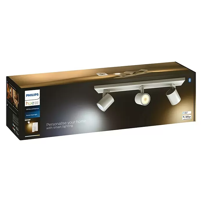 Philips Hue LED-Spotstrahler Runner - 3 Stk. - Diagonale Ansicht