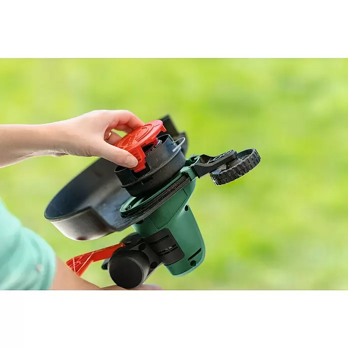 Bosch 18 V Power for All Akumulatorski trimer - 18 V, 2 Ah, Litij-ionska, Bez akumulatora, Širina reza: 26 cm - Detaljan prikaz
