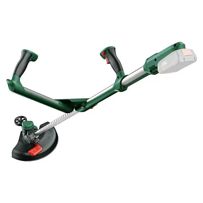 Bosch 18 V Power for All Akumulatorski trimer - 18 V, 2 Ah, 1 baterija, Širina reza: 26 cm - Dijagonalni pogled