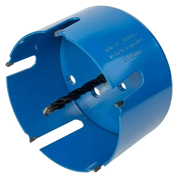 Wolfcraft Gatenzaag Universeel - Diameter: 105 mm, Hardmetaal - Diagonaal zicht