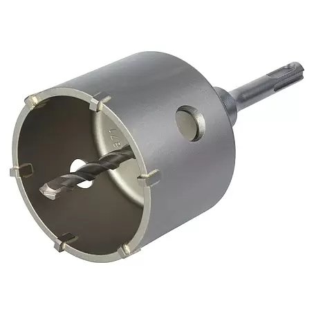 Wolfcraft  Holle boorkroon met opspandoorn SDS-plus