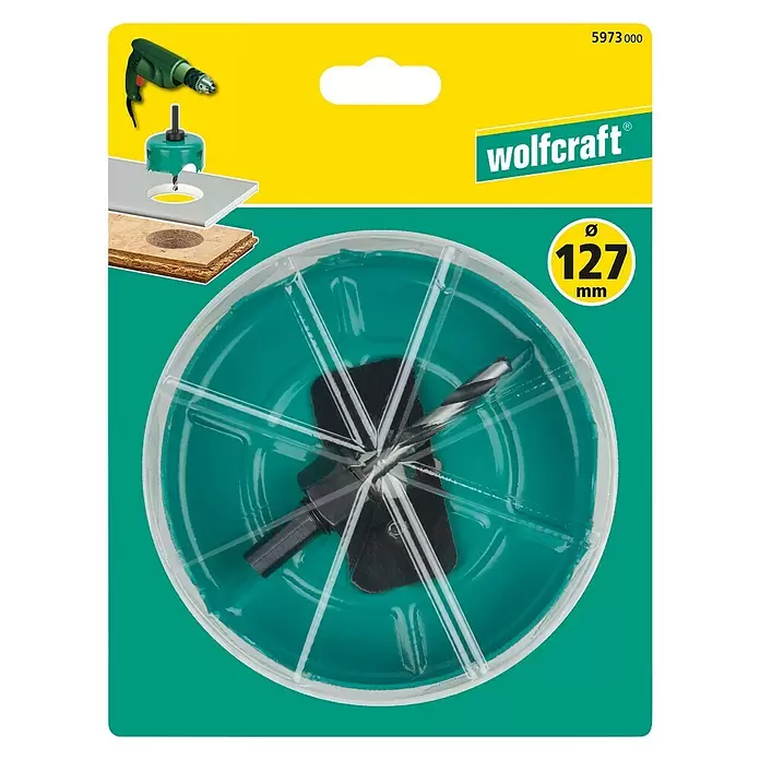 Wolfcraft Gatenzaag carbonstaal - Diameter: 127 mm, Staal - Vooraanzicht
