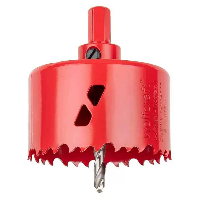 Wolfcraft Gatenzaag - Diameter: 76 mm, Bimetaal - Vooraanzicht