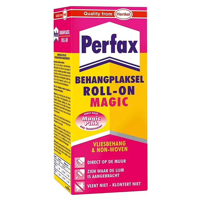 Perfax Behanglijm Roll-on Magic - 200 g - Diagonaal zicht