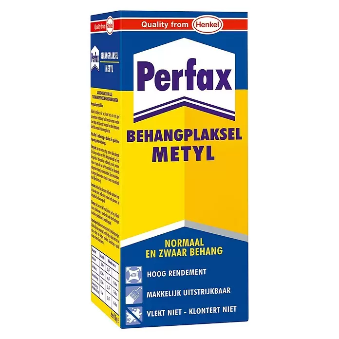 Perfax Behanglijm Metyl - 125 g - Diagonaal zicht