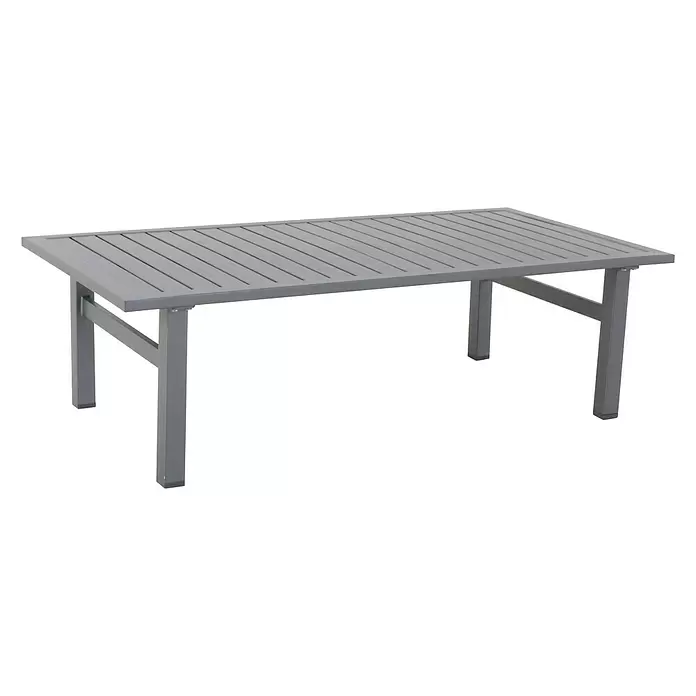 Sunfun Maja Vrtni stolić - D x Š x V: 122 x 60 x 36 cm, Antracit - Dijagonalni pogled