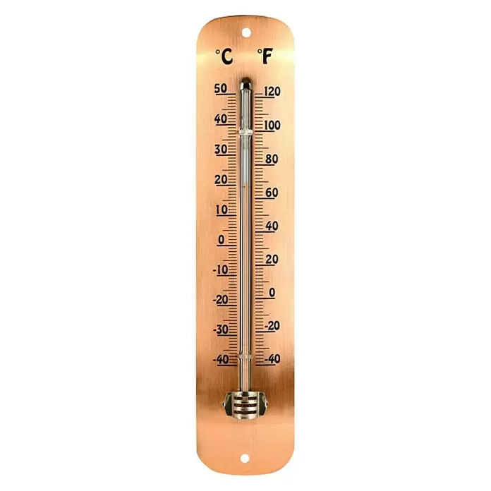 Esschert Design Vanjski termometar - Visina: 30 cm - Pogled sprijeda