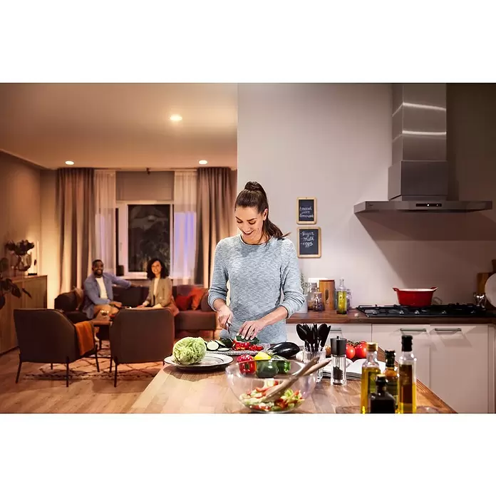 Philips Hue Starter-Set White & Color Ambiance - E27, RGBW, Dimmbar - Stimmungsaufnahme