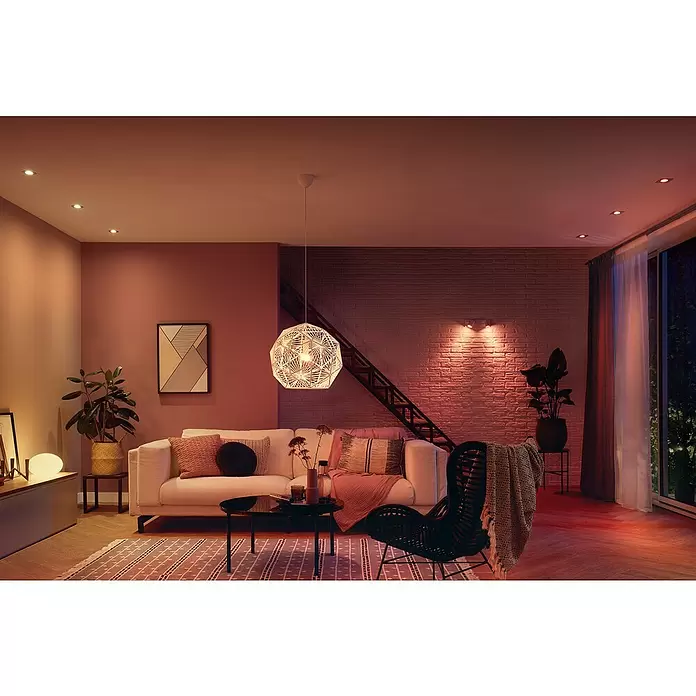 Philips Hue Starter-Set White Ambiance - E27, Einstellbare Farbtemperatur, Dimmbar - Stimmungsaufnahme