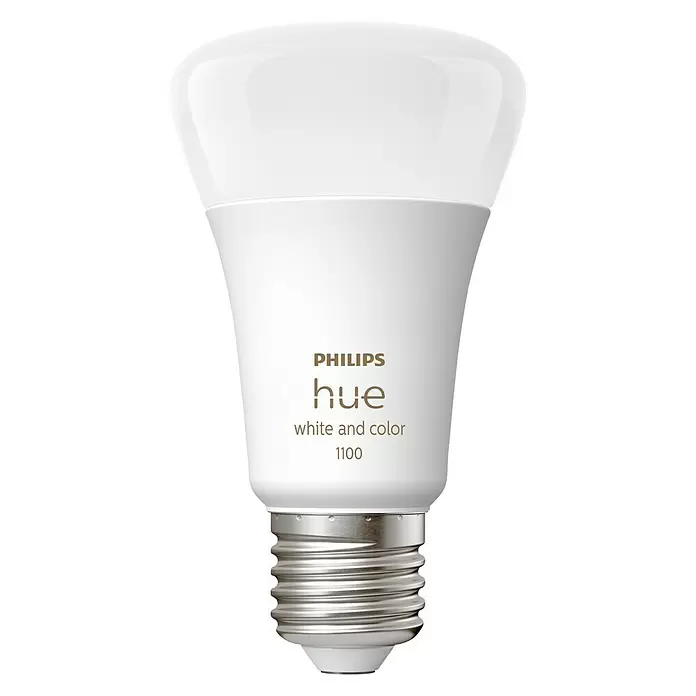Philips Hue LED-Leuchtmittel White & Color Ambiance - E27, 9 W, A60, 1.100 lm, 1 Stk. - Vorderansicht