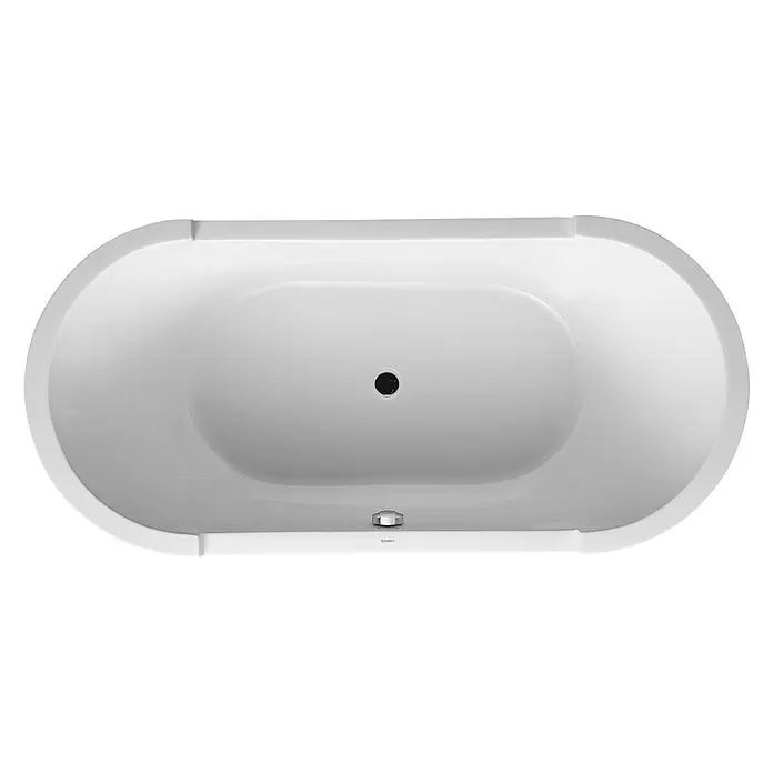 Duravit Badewanne Starck - 180 x 80 cm, Sanitäracryl, Weiß - Ansicht von oben