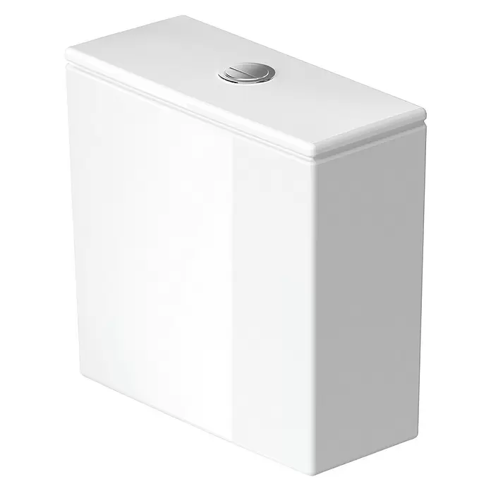 Duravit DuraStyle Spülkasten - Mit schmutzabweisender Glasur, Links, Keramik, Weiß - Diagonale Ansicht