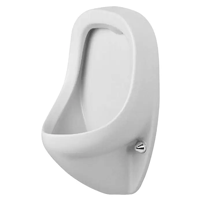Duravit Urinal Ben - Mit schmutzabweisender Glasur, Zulauf: Hinten, Absaugspülung, Farbe: Weiß, Ohne Zielobjekt - Diagonale Ansicht