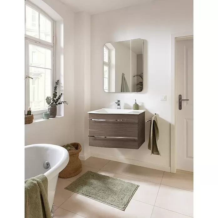 Camargue Lineo LED-Lichtspiegel - 70 x 85 cm, Sensorschalter - Stimmungsaufnahme