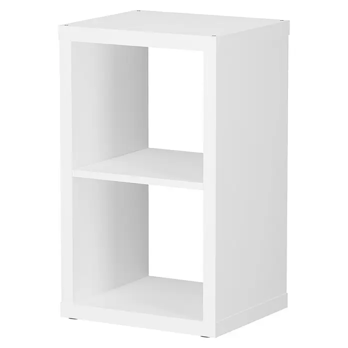 Regal Boflex - L x B x H: 39,2 x 41,3 x 76,2 cm, Weiß - Diagonale Ansicht