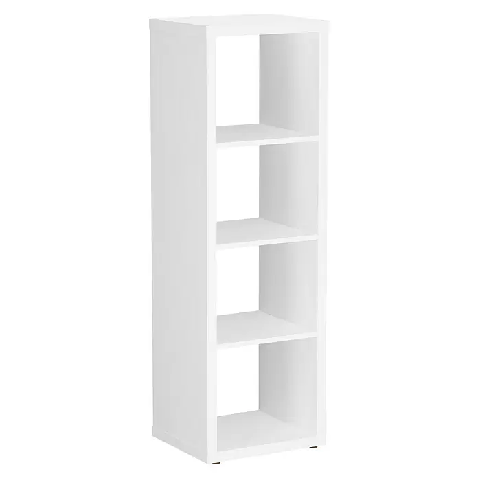 Regal Boflex - L x B x H: 39,2 x 41,3 x 146,6 cm, Weiß - Diagonale Ansicht