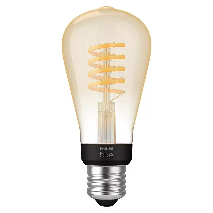 Philips Hue LED-Leuchtmittel White Ambiance Filament - E27, 7 W, ST64, 550 lm, 1 Stk. - Vorderansicht