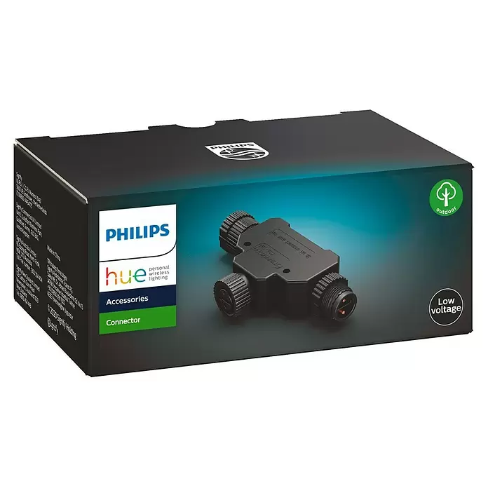 Philips Hue T-Stück für Niedervolt-System - 8,5 x 4,7 x 1,9 cm - Diagonale Ansicht