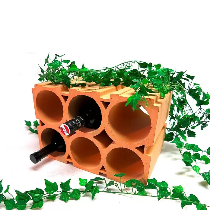 Weinregal - L x B x H: 38 x 25 x 25 cm, Anzahl Flaschen: 6 Stk. - Anwendungsbeispiel
