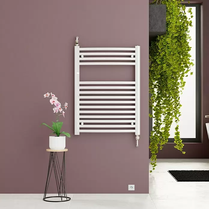 Admiral Kupaonski radijator Kairo - 50 x 73 cm, 331 W, Bijele boje - Živopisni prikaz