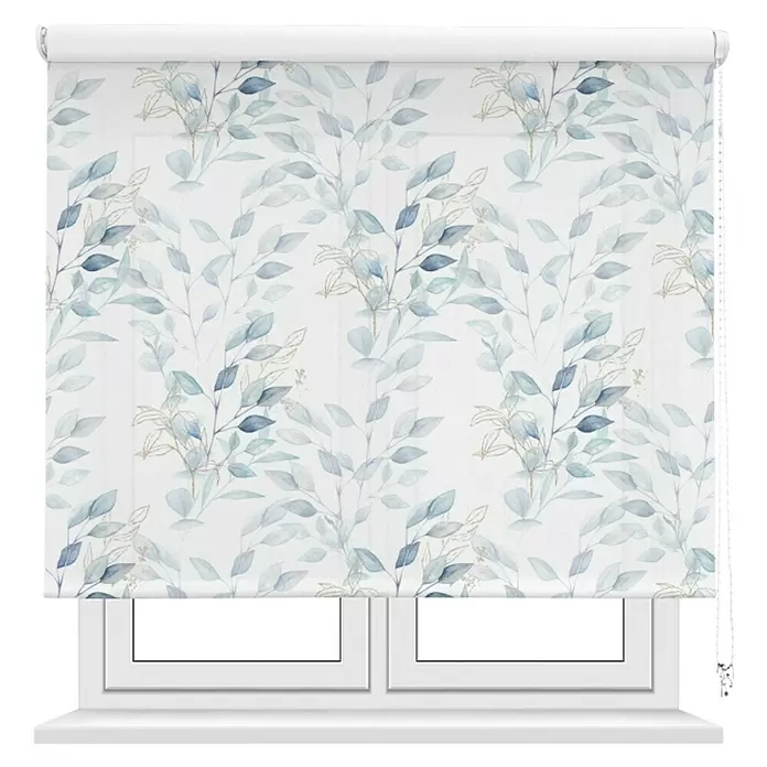 Estor enrollable Multi Hoja - An x Al: 135 x 190 cm, Azul - Vista frontal