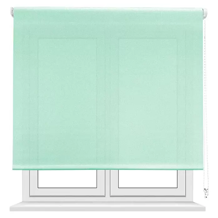 Estor enrollable screen 5% - An x Al: 120 x 250 cm, Verde Mint - Vista frontal