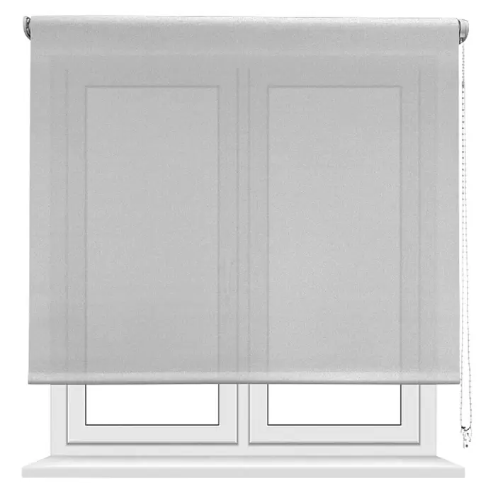 Estor enrollable screen 1% - An x Al: 120 x 250 cm, Gris - Vista frontal