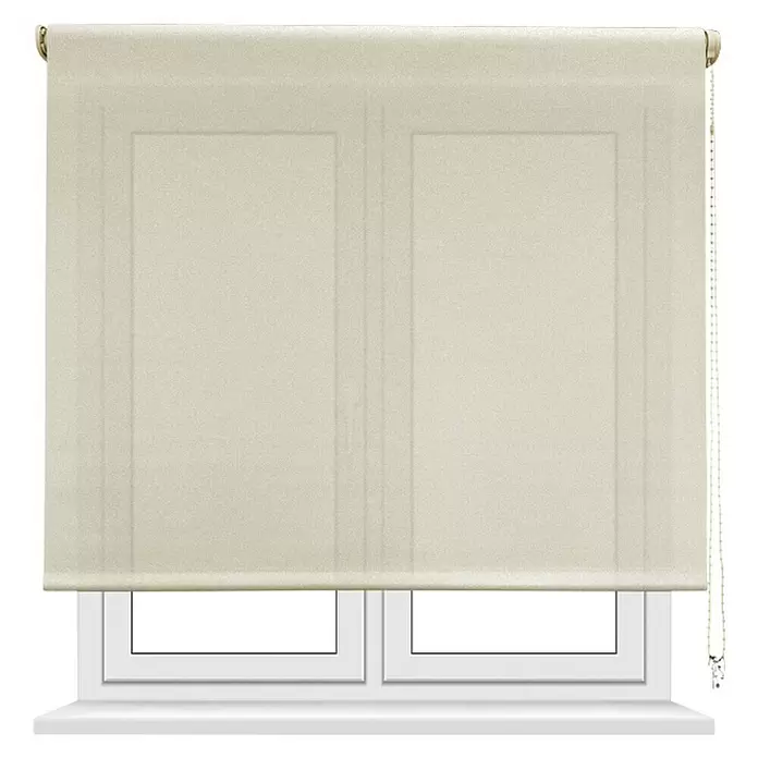 Estor enrollable screen 10% - An x Al: 105 x 250 cm, Lino - Vista frontal