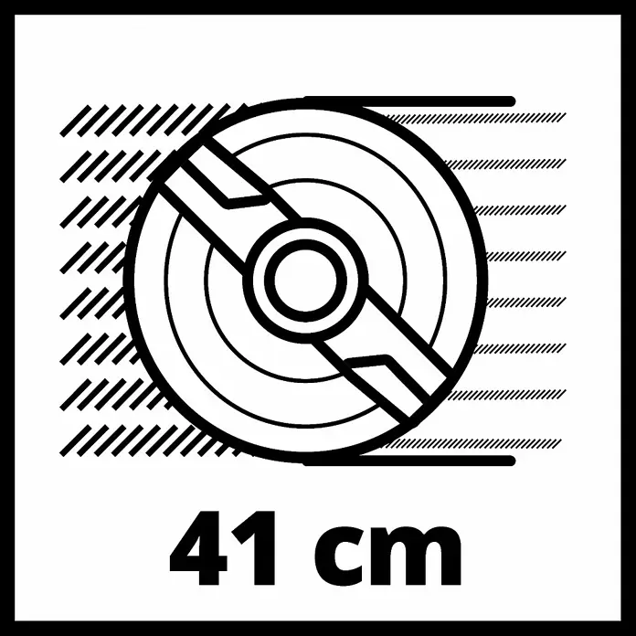 Einhell Power X-Change Akku-Rasenmäher GP-CM 36/41 Li - 18 V, 2 Akkus, 4 Ah, Schnittbreite: 41 cm - Anwendungsbeispiel