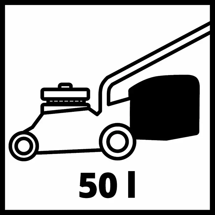 Einhell Power X-Change Akku-Rasenmäher GP-CM 36/41 Li - 18 V, 2 Akkus, 4 Ah, Schnittbreite: 41 cm - Skizze