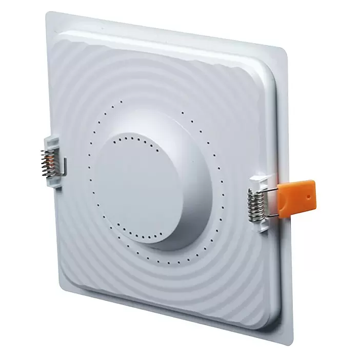 LED panel Green Tech - 12 W, D x Š x V: 170 x 170 x 25 mm, Bijele boje, Hladna bijela - Dijagonalni pogled
