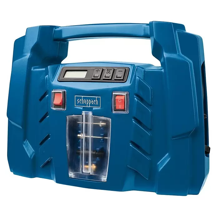 Scheppach Kompressor Air Force 5 - 8 bar, Ansaugleistung: 36,5 l/min - Diagonale Ansicht