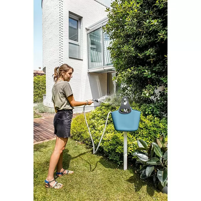Gartenschlauch AquaGo Bunny - Schlauchlänge: 25 m, Blau - Anwendungsbeispiel