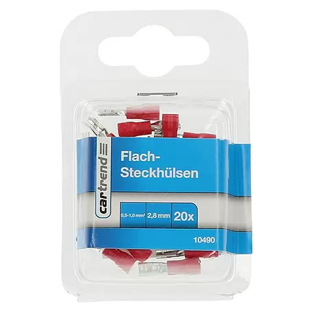 Cartrend  Flachsteckhülsen